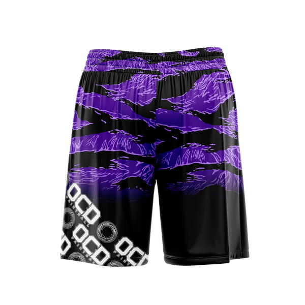 TigerCam Purple Shorts