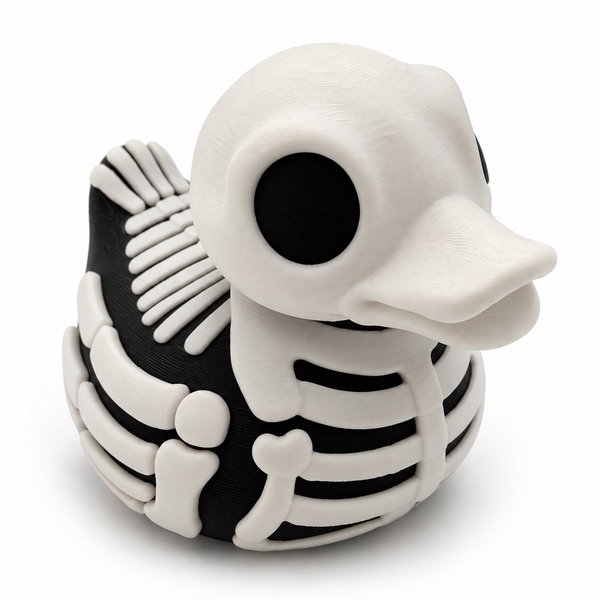 Skeleton collectible duck