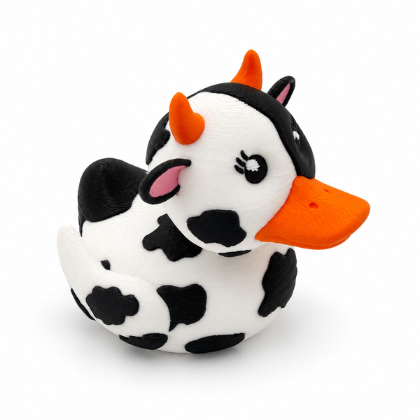 Cow collectible duck