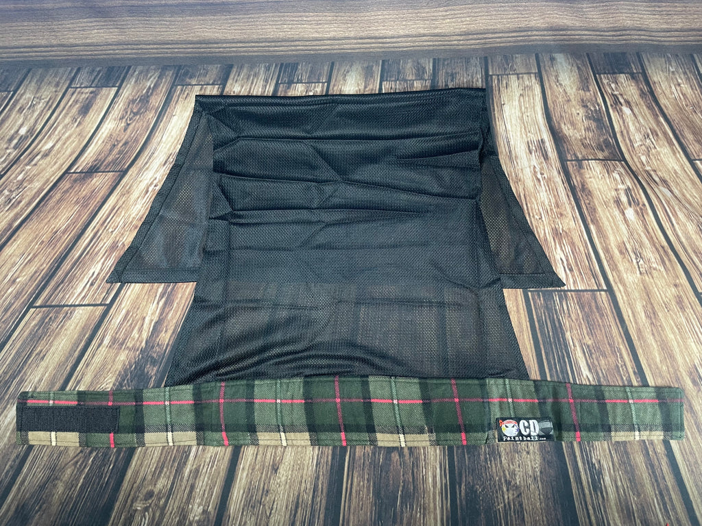 Green Flannel w/Black Mesh