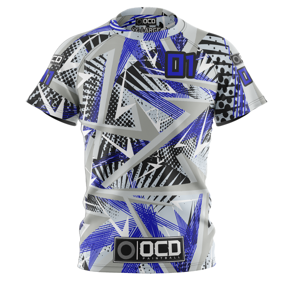 Abstract Blue Tech T