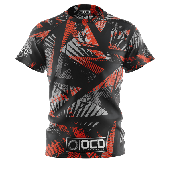 Abstract Red Tech T