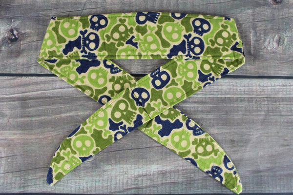 Olive/Navy Skulls