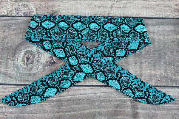 Snakeskin - Teal